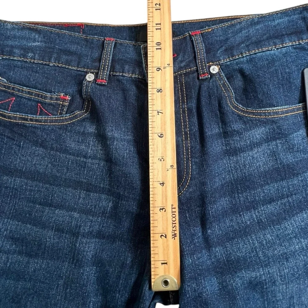 NEW True Religion Mens 32X32 Geno Relaxed‎ Slim Dark Wash Jeans MSRP $159